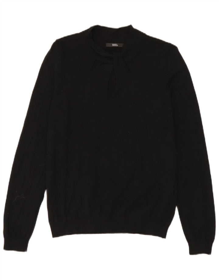 Marks & Spencer Γυναικείο πουλόβερ με λαιμό χελώνα UK 14 Medium Black
