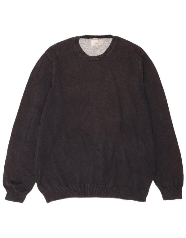 Ανδρικό πουλόβερ Marks & Spencer Regular Fit Crew Neck Jumper Large Navy Blue