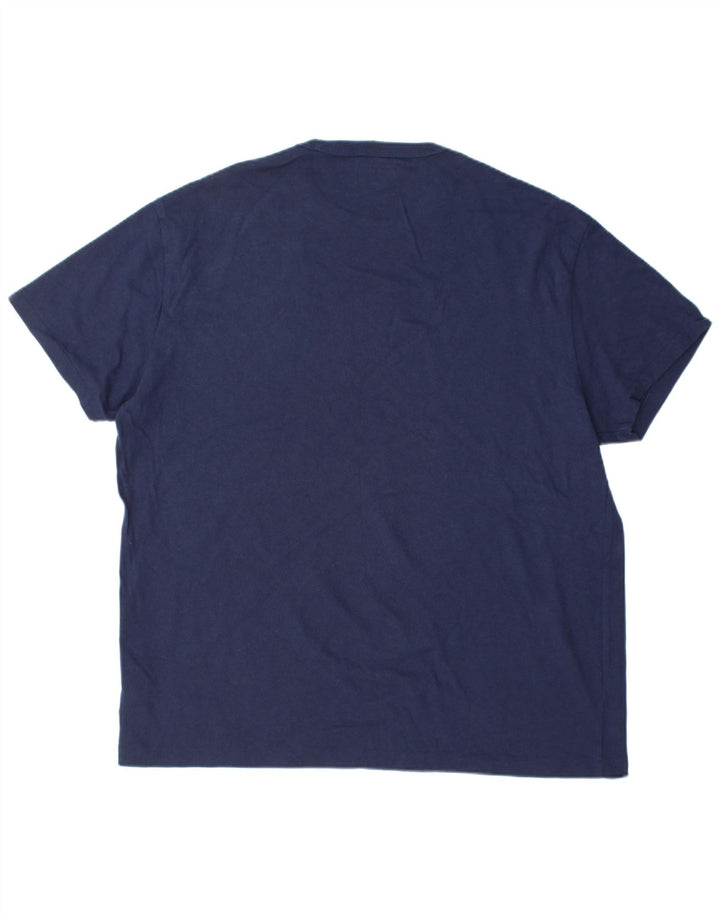 Ανδρικό μπλουζάκι POLO RALPH LAUREN Κλασική Εφαρμογή Top XL Navy Blue από βαμβάκι