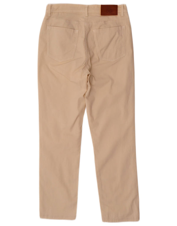 Trussardi Γυναικείο Slim Cropped Παντελόνι IT 42 Medium W28 L25 Beige βαμβακερό