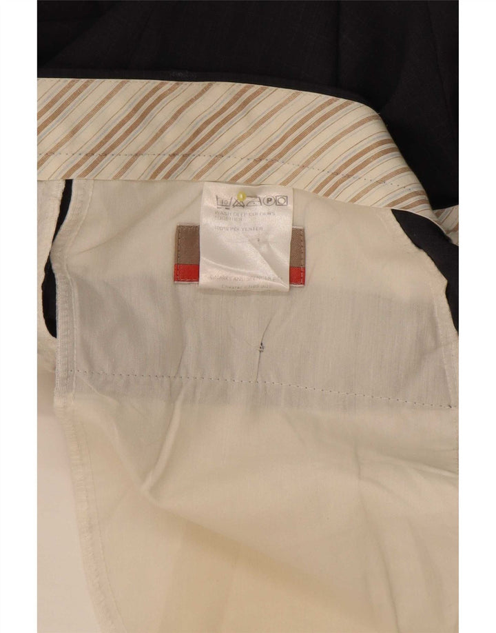 Ανδρικό ίσιο παντελόνι Marks & Spencer W38 L33 Navy Blue Polyester