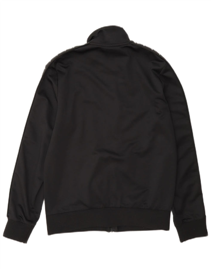 Kappa Boys Graphic αθλητική φόρμα Top Jacket 13-14 Years Black Polyester