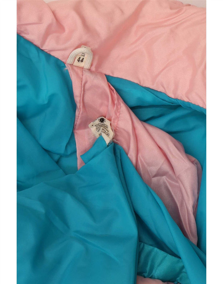 Vintage Γυναικείο Αντιανεμικό Μπουφάν IT 44 Medium Blue Colorblock Polyester