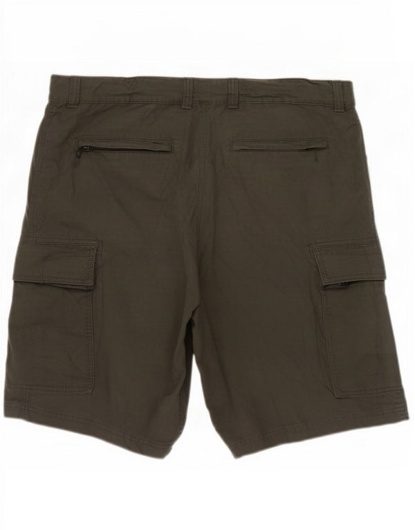 Ανδρικό σορτς Cargo Marks & Spencer W40 XL Χακί βαμβακερό