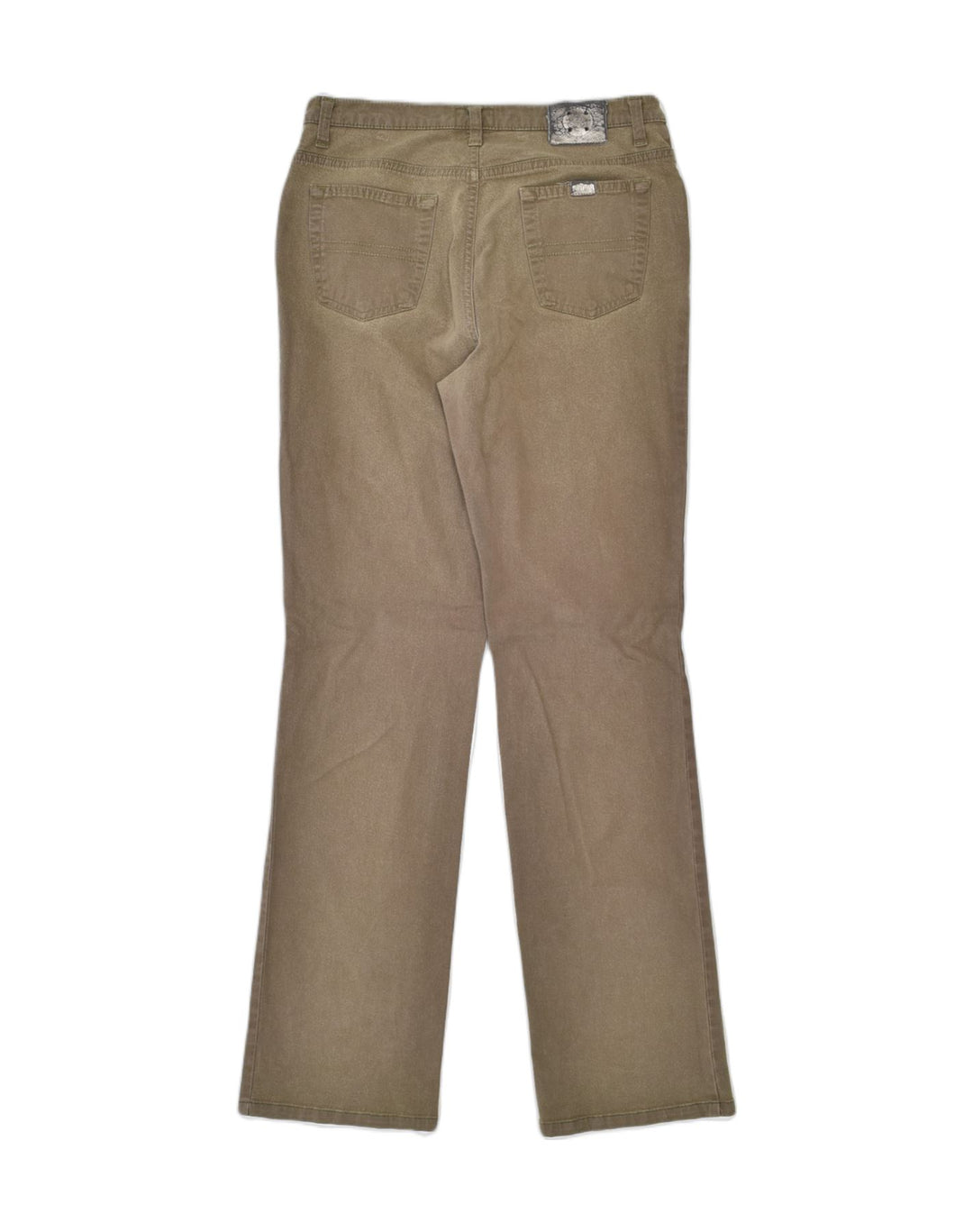 TRUSSARDI JEANS Womens Straight Casual Trousers W28 L30  Brown Cotton | Vintage | Thrift | Second-Hand | Used Clothing | Messina Hembry 