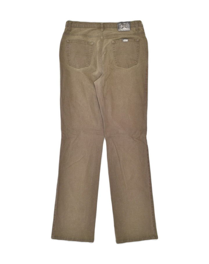 TRUSSARDI JEANS Womens Straight Casual Trousers W28 L30  Brown Cotton | Vintage | Thrift | Second-Hand | Used Clothing | Messina Hembry 