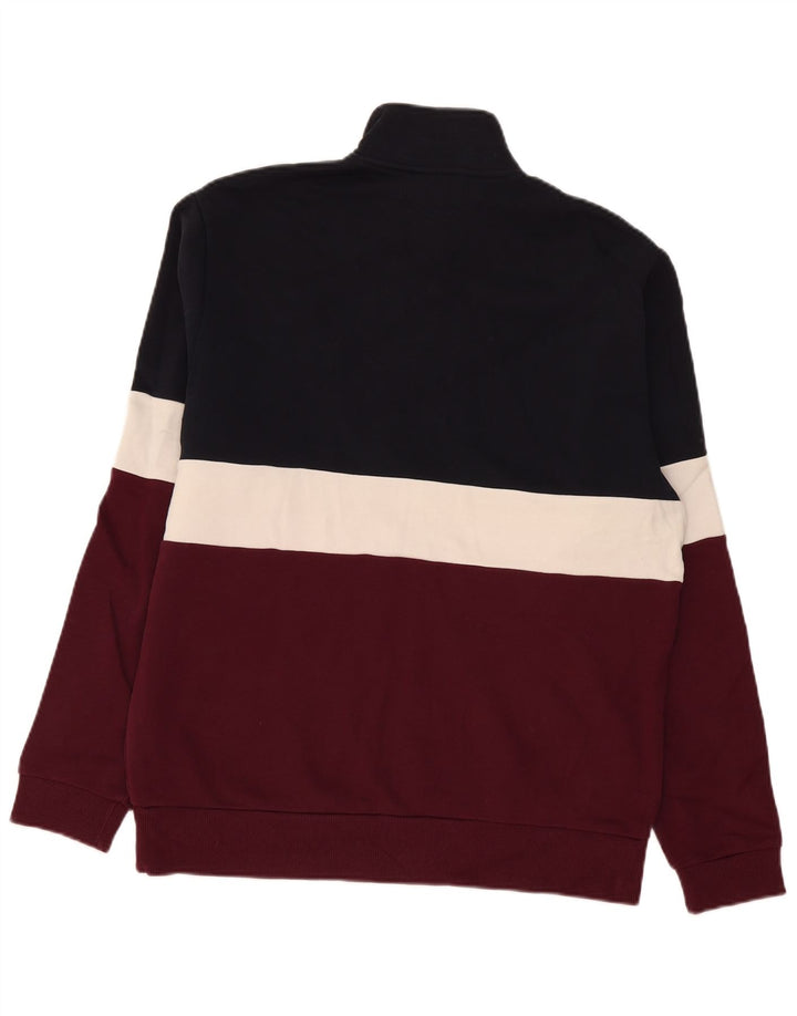 Fred Perry Ανδρικό φούτερ με φερμουάρ πουκάμισο με μεσαίο πολύχρωμο χρώμα