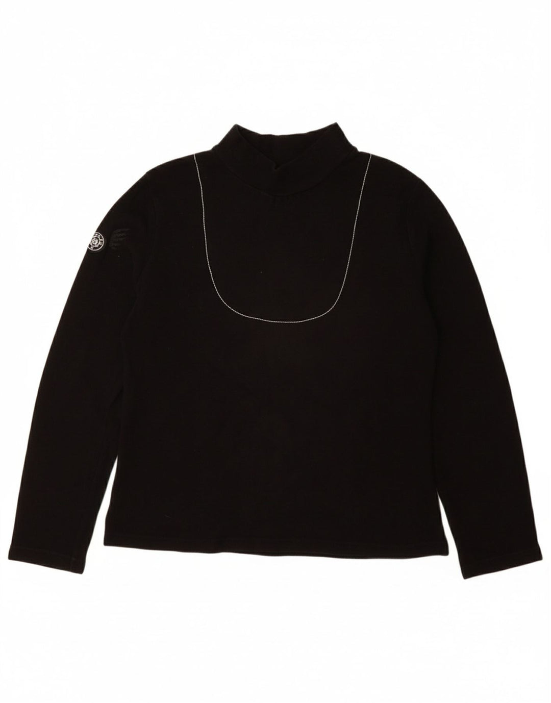 LEVI'S Girls Turtle Neck Jumper πουλόβερ 13-14 ετών μαύρο βαμβακερό