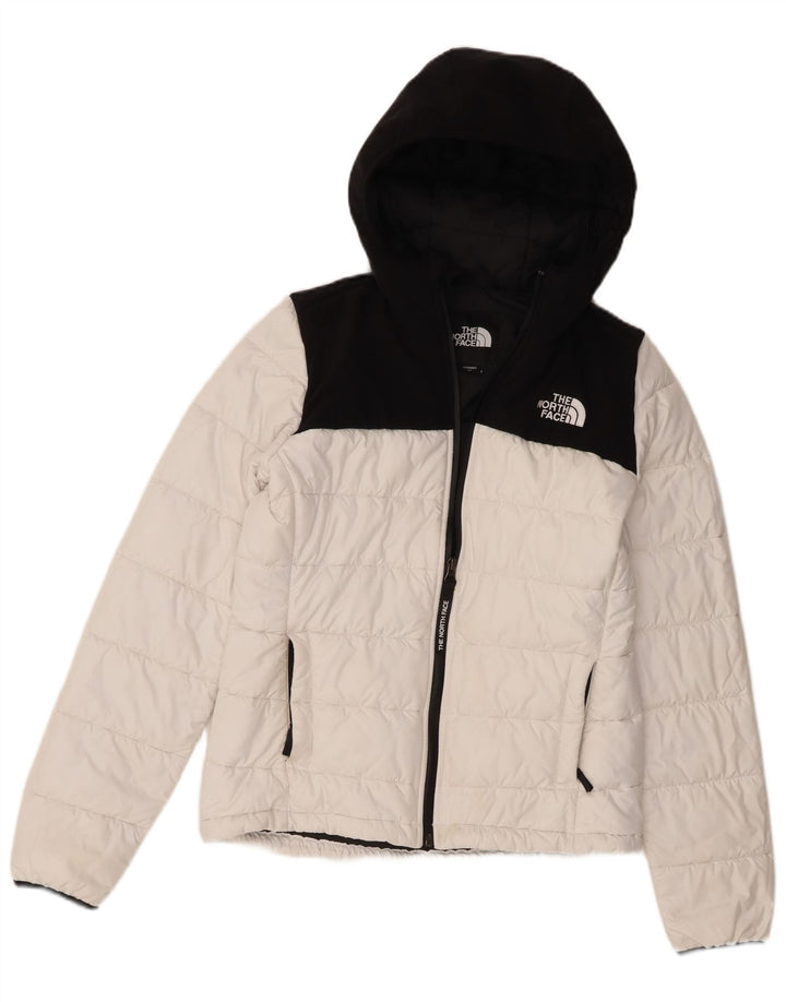 The North Face γυναικείο μπουφάν με κουκούλα UK 10 Small White Colourblock