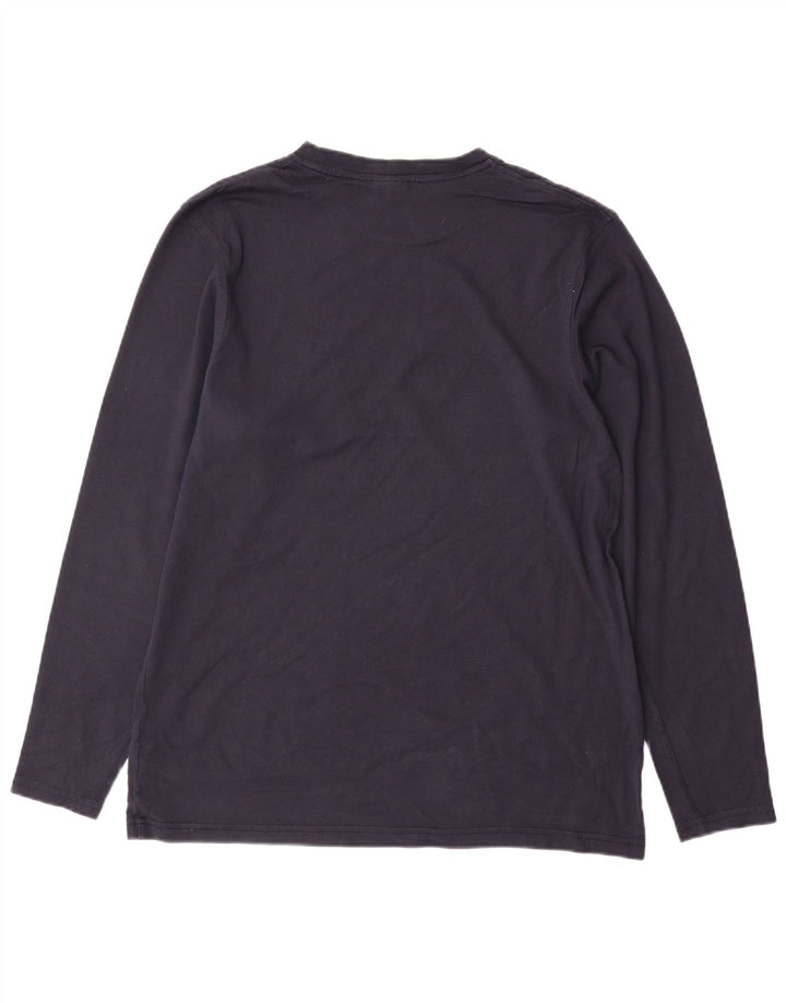 Ανδρικό μπλουζάκι NIKE μακρυμάνικο UK 39/41, μεσαίο μπλε βαμβακερό