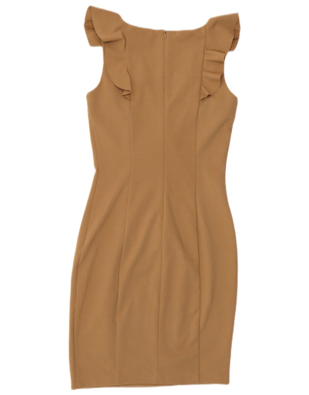 Oasis Γυναικείο Αμάνικο Bodycon Φόρεμα UK 8 Μικρός καφέ πολυεστέρας