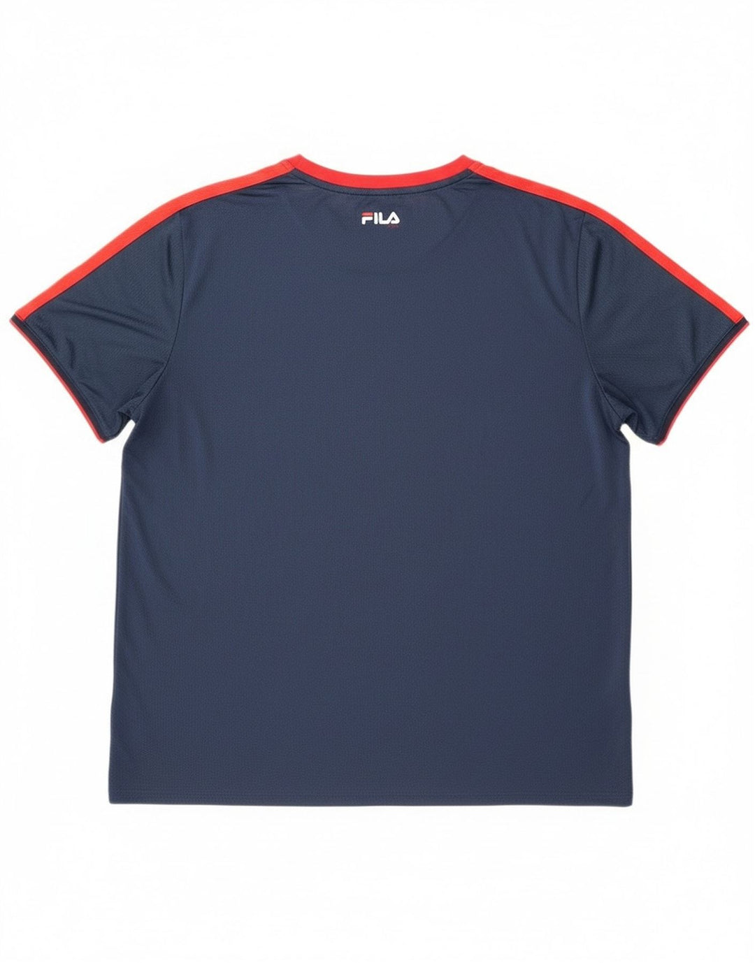 Ανδρικό T-Shirt Fila Top 2XL Navy Blue Colorblock Πολυεστέρας