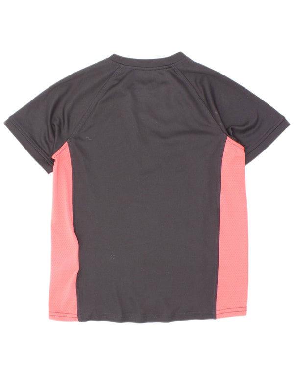 T-shirt Nike Boys Dri Fit Top 8-9 ετών Small Black Colorblock Polyester