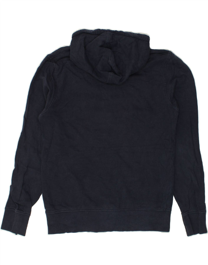 JACK & JONES Mens Graphic Hoodie Jumper Medium Navy Blue | Vintage Jack & Jones | Thrift | Second-Hand Jack & Jones | Used Clothing | Messina Hembry 