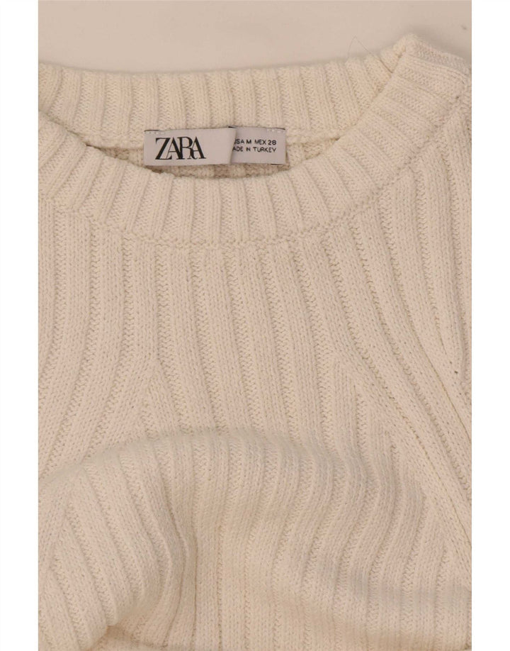 Zara Γυναικείο Γιλέκο Τοπ UK 14 Medium White