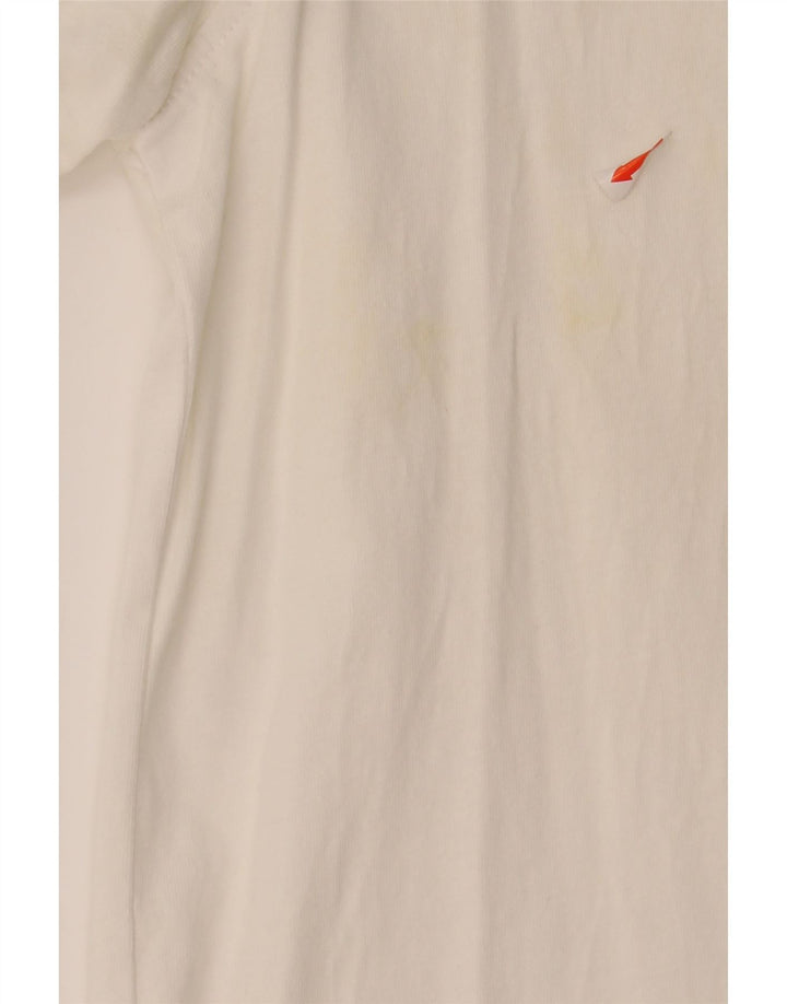 ADIDAS Mens Graphic T-Shirt Top Medium White Cotton Vintage Adidas and Second-Hand Adidas from Messina Hembry 