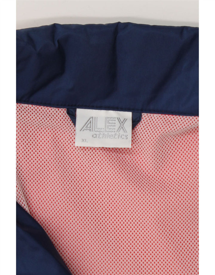 Ανδρικό μπουφάν βροχής ALEX UK 42 XL Red Colourblock Polyamide
