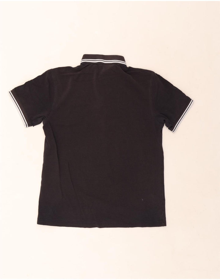 Fred Perry Ανδρικό πουκάμισο πόλο μεσαίου μπλε βαμβακερό
