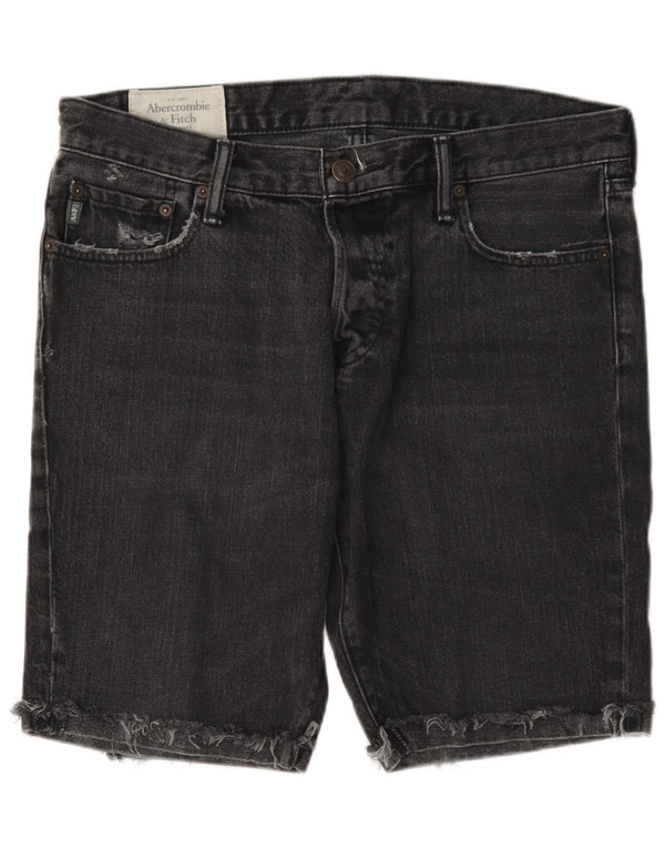 Ανδρικό τζιν σορτς Abercrombie & Fitch W33 Βαμβακερό μεσαίο γκρι