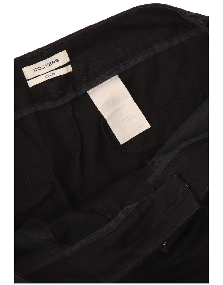 Ανδρικό καθημερινό σορτς Dockers Ideal Fit W32 Μεσαίο μαύρο βαμβακερό