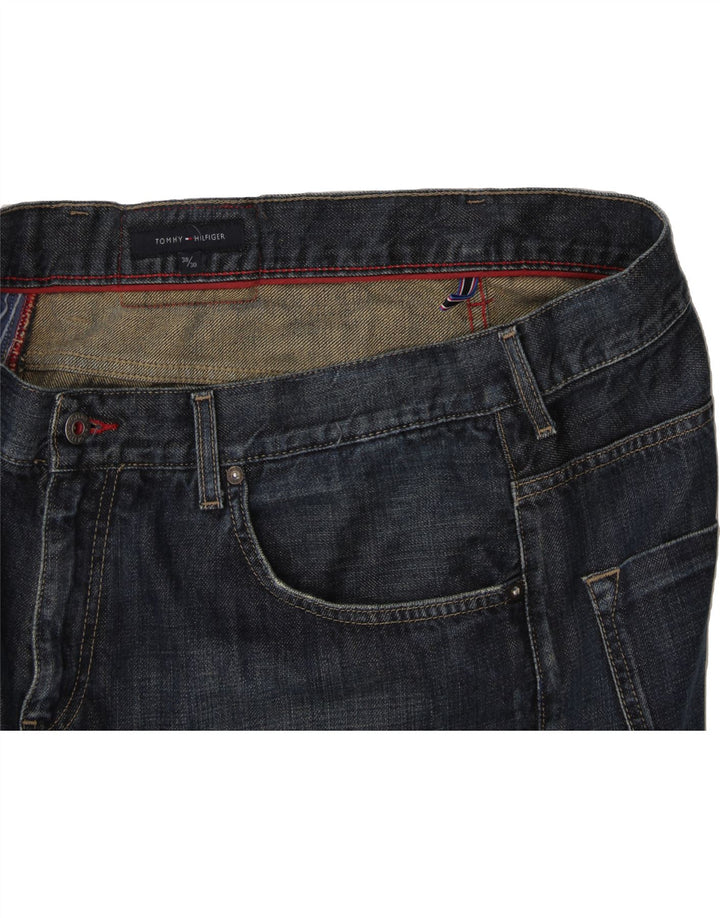 Ανδρικό τζιν μποτάκι TOMMY HILFIGER W38 L30 Navy Blue Cotton