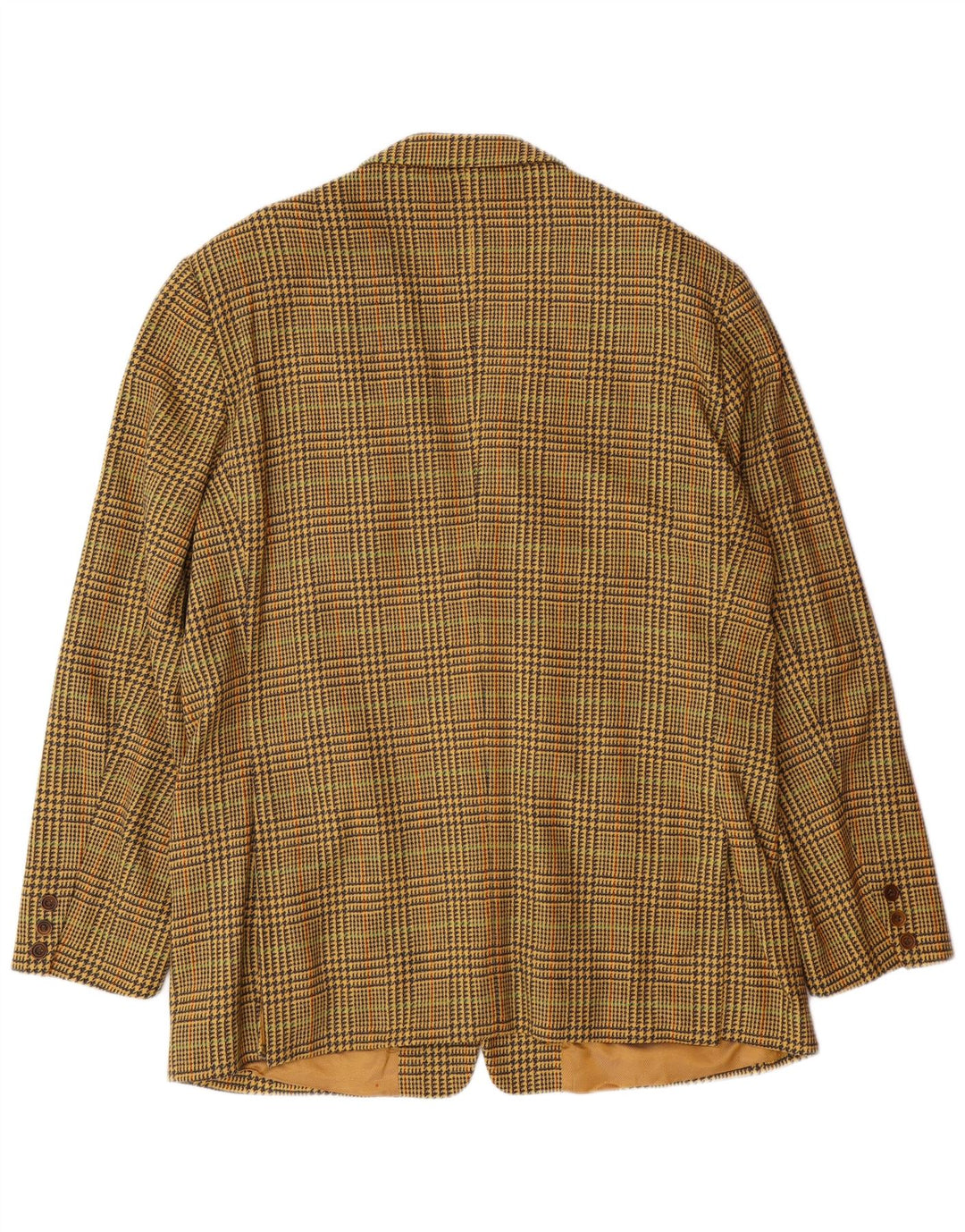 BYBLOS Ανδρικό σακάκι σακάκι με 3 κουμπιά IT 54 2XL Yellow Houndstooth