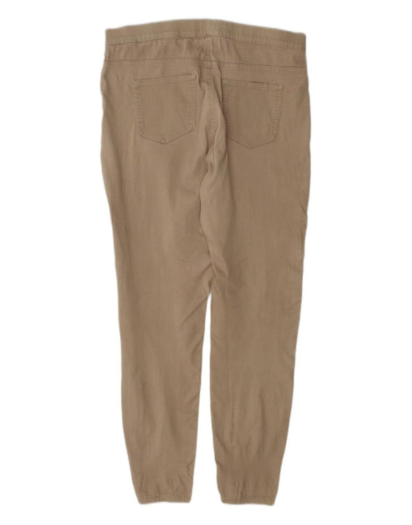 Marks & Spencer Γυναικεία Skinny Casual Παντελόνια UK 16 Large W32 L29 Beige