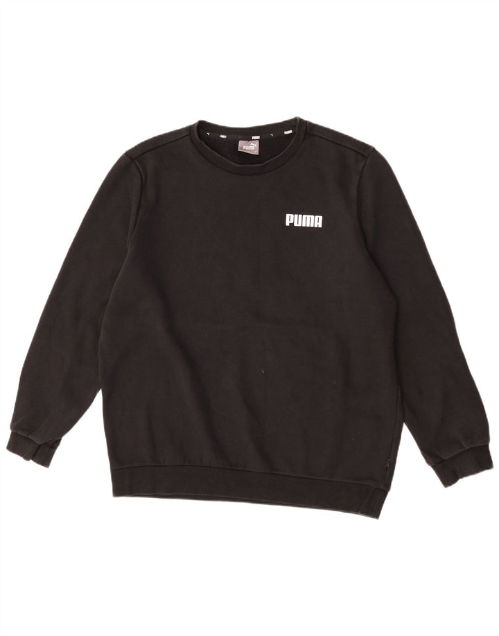 Ανδρικό φούτερ Puma Jumper μεγάλο μαύρο βαμβακερό