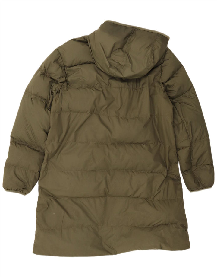 Ανδρικό παλτό Nike με κουκούλα UK 40 Large Khaki Polyester