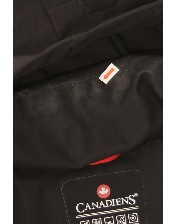 Canadiens Ανδρικό παλτό με κουκούλα IT 46 Small Black Polyester