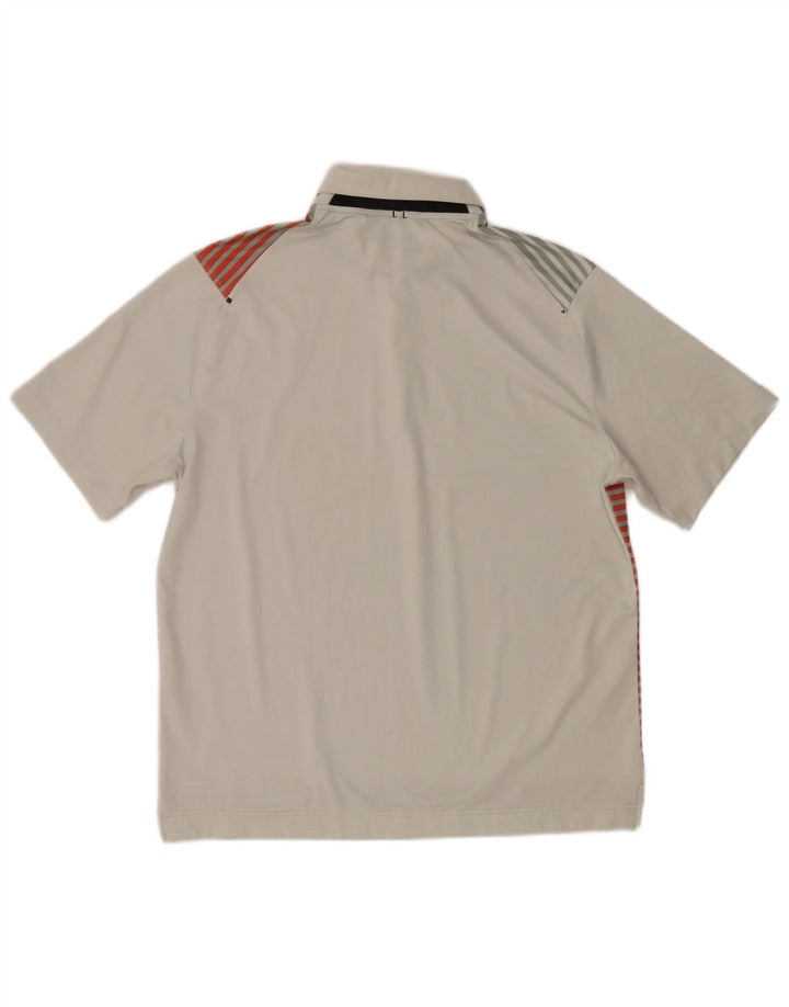 Ανδρικό μπλουζάκι Nike Dri Fit Polo με μεσαίο γκρι ριγέ