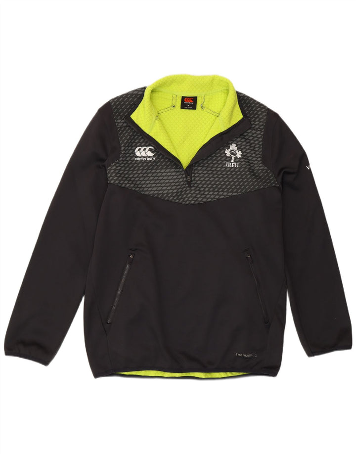 Canterbury Ανδρική φόρμα πουλόβερ με φερμουάρ IRFU Top Medium Μαύρο Πολυεστέρας