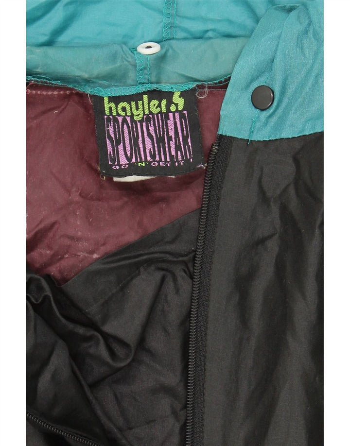 VINTAGE Mens Pullover Raincoat UK 40 Large Multicoloured Colourblock Vintage Vintage and Second-Hand Vintage from Messina Hembry 