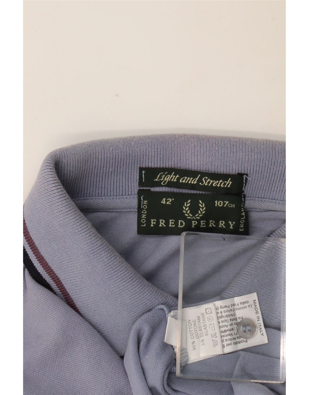 FRED PERRY Ανδρικό μακρυμάνικο μπλουζάκι πόλο μεσαίο βαμβακερό