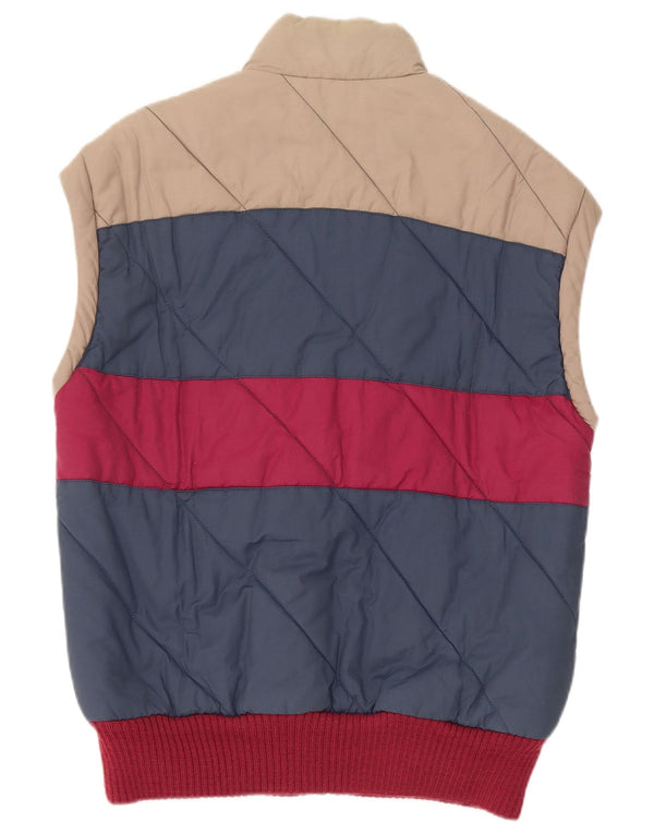 Ellesse Ανδρική επένδυση Gilet IT 48 Medium Blue Colourblock Βαμβακερό