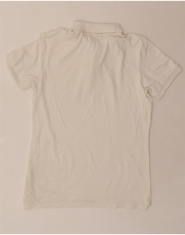 DIADORA Mens Polo Shirt Medium White Vintage Diadora and Second-Hand Diadora from Messina Hembry 