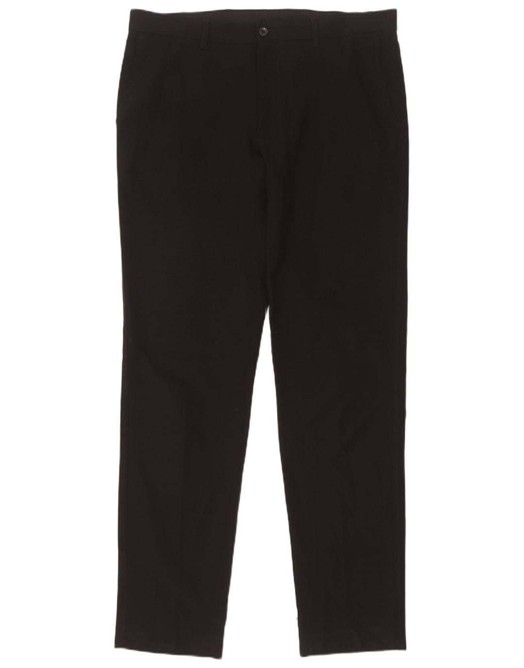 Marks & Spencer Ανδρικό Slim παντελόνι Chino W34 L33 Μαύρο πολυεστέρα