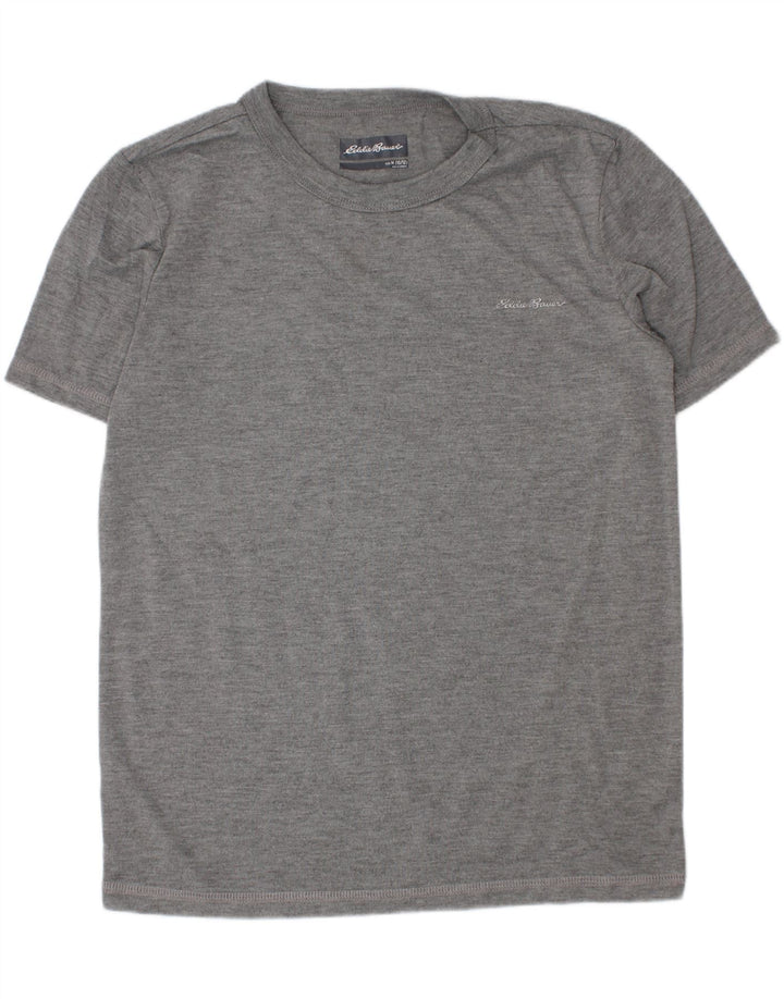 Eddie Bauer Boys T-Shirt Top 10-11 Years Medium Grey Polyester