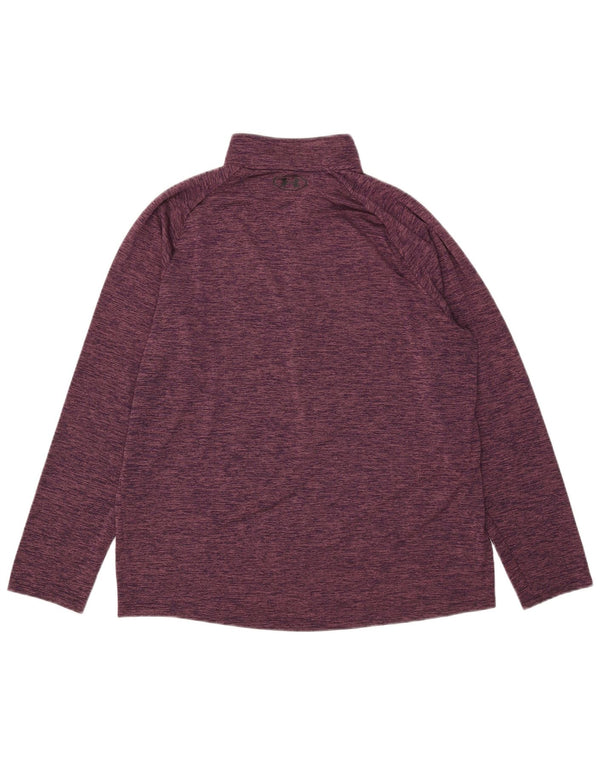 Under Armour Γυναικεία φόρμα πουλόβερ με φερμουάρ Top UK 18 XL Μωβ φλύκταινες
