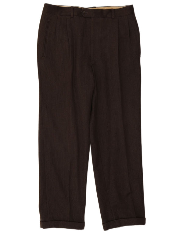 Vintage Ανδρικό παντελόνι με καρφίτσα W32 L28 Καφέ