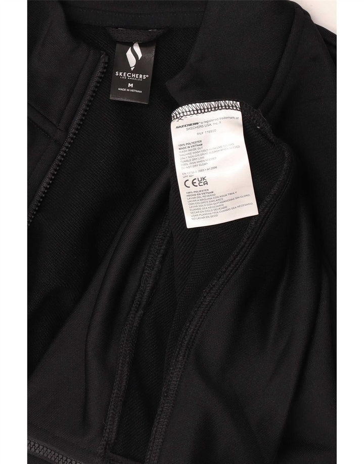 Skechers Γυναικεία αθλητική φόρμα γραφικών Top Jacket UK 14 Medium Black Polyester