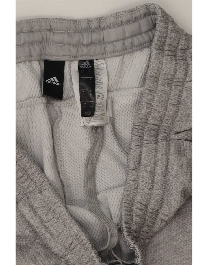 Ανδρική αθλητική φόρμα Adidas Παντελόνι μεγάλο γκρι πολυεστέρα