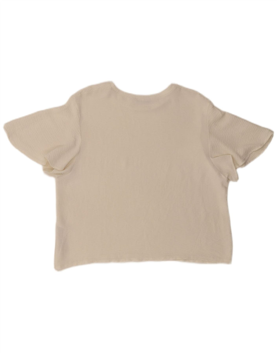 Zara Γυναικεία Μπλούζα Τοπ UK 16 Large White Polyester