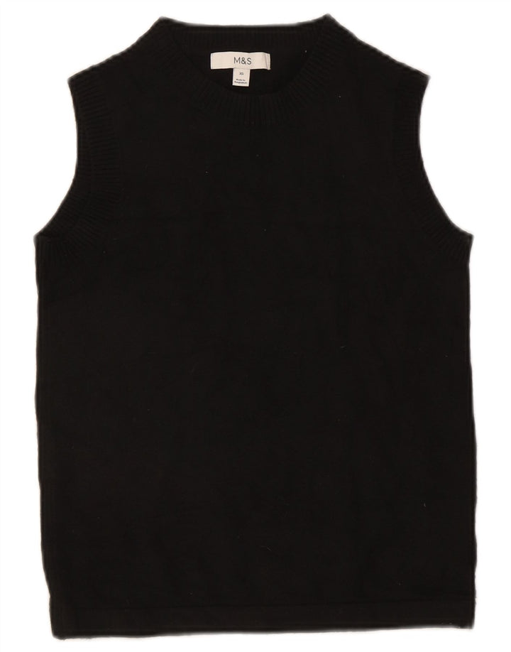 Marks & Spencer Γυναικείο γιλέκο Tank Top UK 6 XS Black Polyester