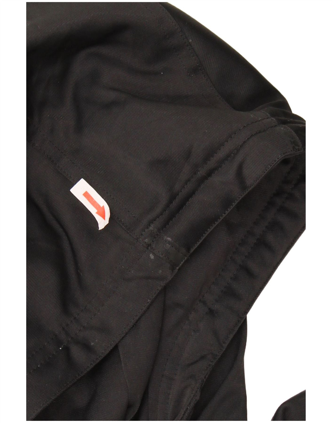 Γυναικεία αθλητική φόρμα ADIDAS Oversized με κουκούλα Top Jacket UK 14 Large Black