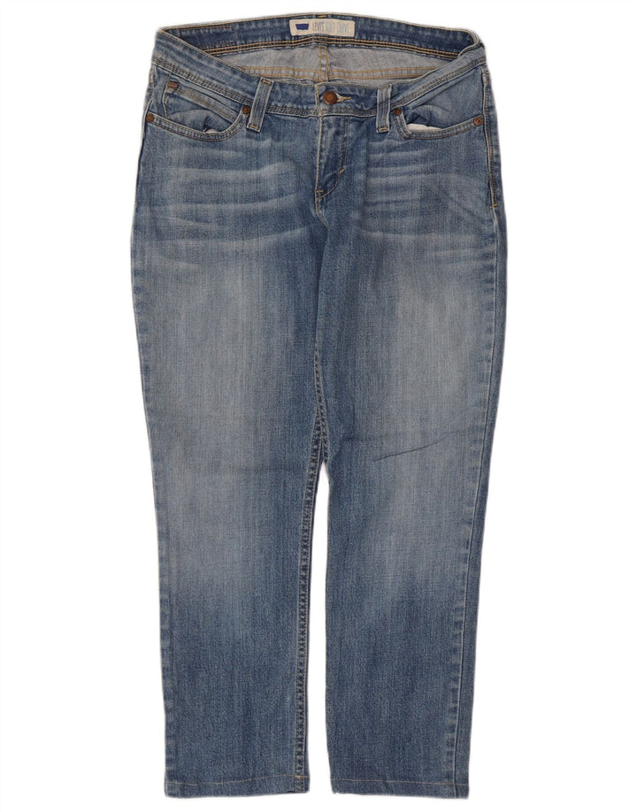 Γυναικείο τζιν Levi's Bold Curve Cropped W32 L24 Μπλε βαμβακερό