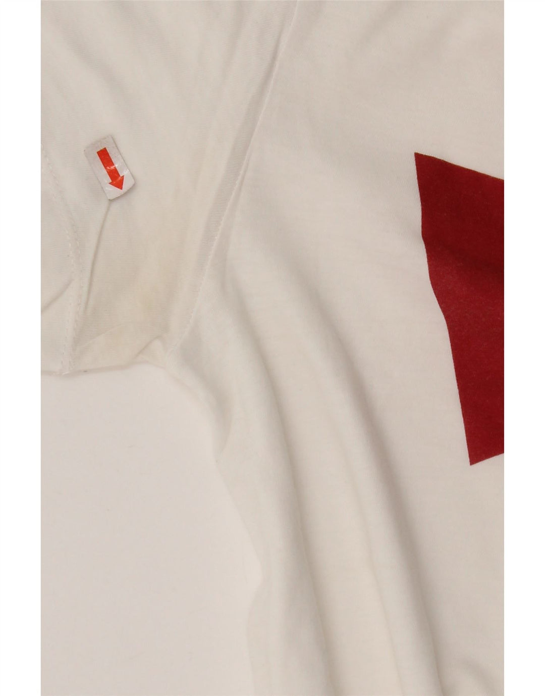 Γυναικείο γραφικό T-Shirt LEVI'S Top UK 10 Small White