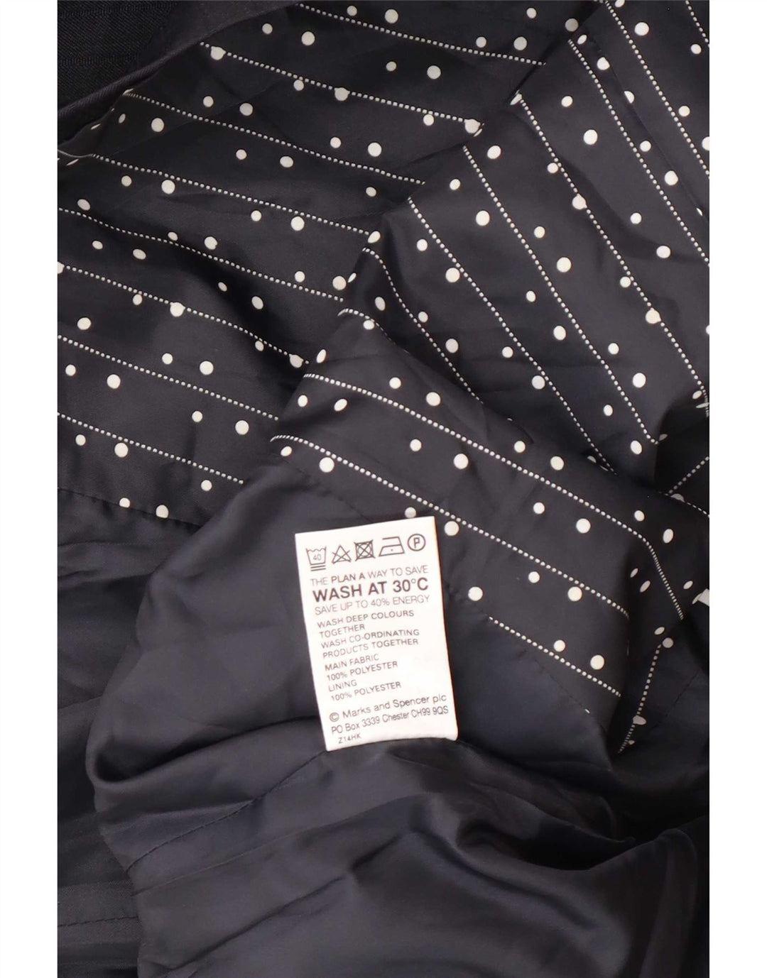 Marks & Spencer Γυναικείο Μπουφάν 1 Κουμπί Blazer UK 14 Medium Navy Blue