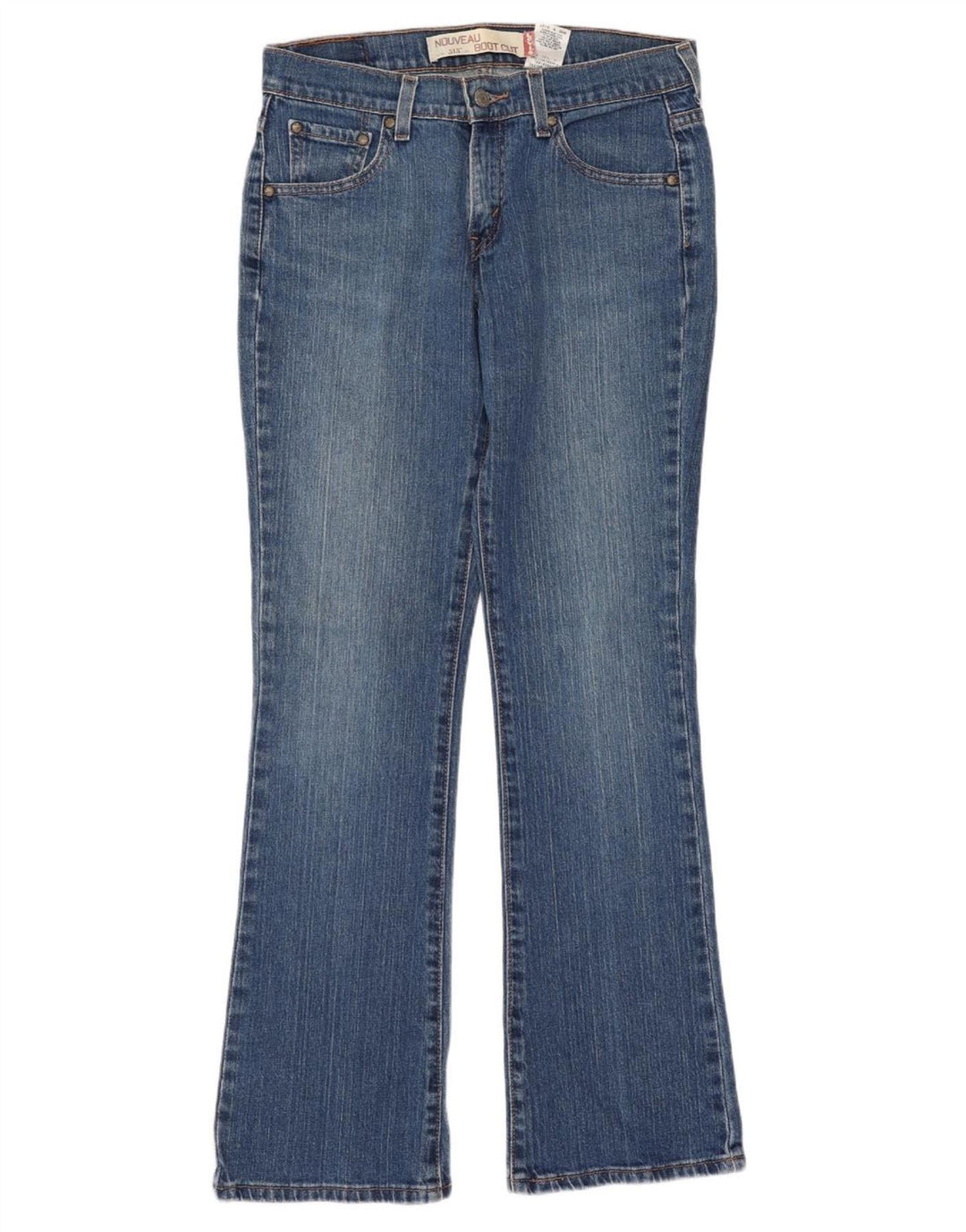 LEVI'S Γυναικείο 515 Nouveau Bootcut Τζιν US 4 Small W30 L31 Μπλε βαμβακερό