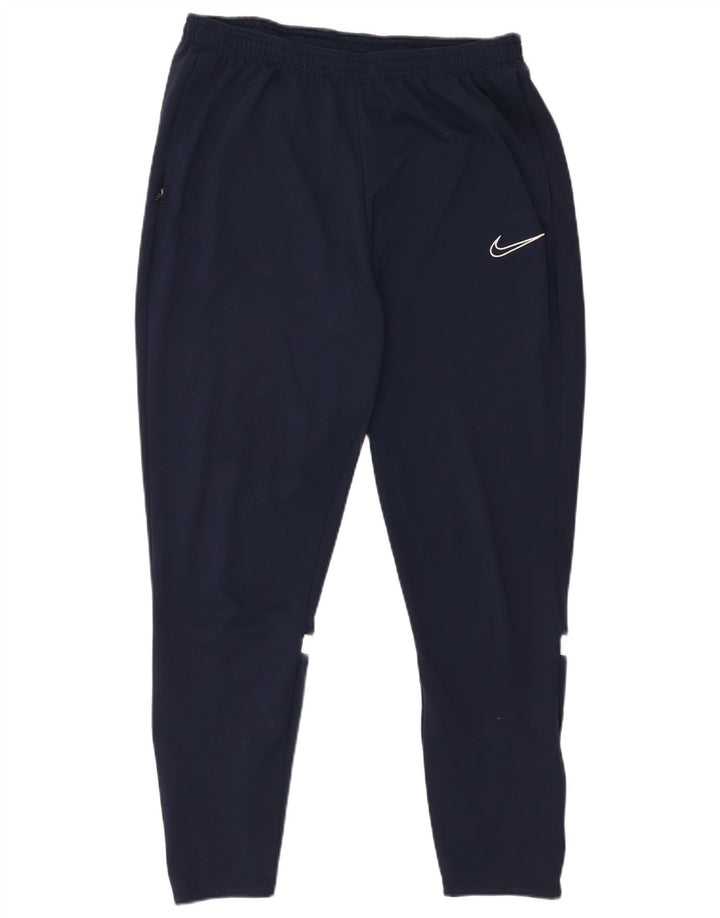 Ανδρικό παντελόνι αθλητικής φόρμας Nike Dri Fit Μεγάλο μπλε ναυτικό πολυεστέρα